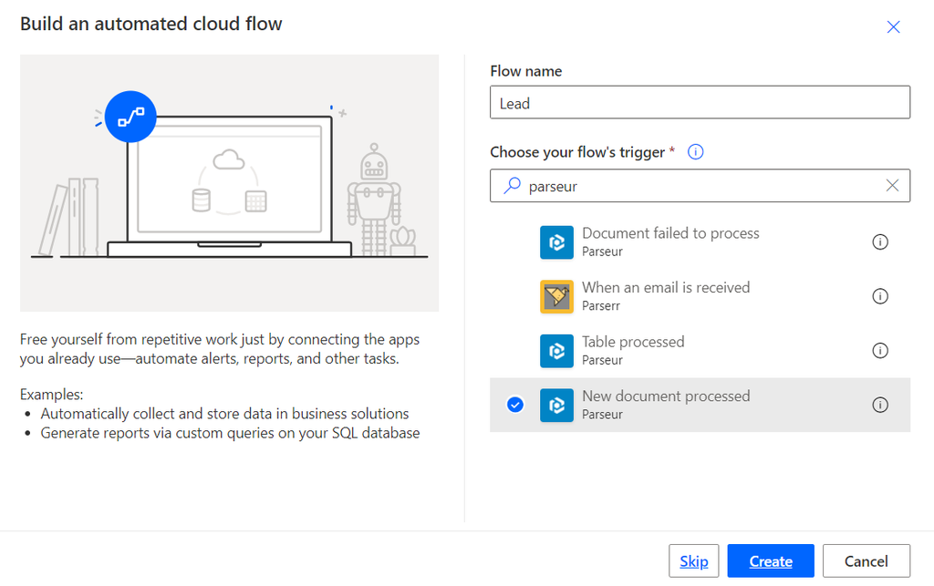 Choose your flow trigger in Power Automate Choose your flow trigger in Power Automate