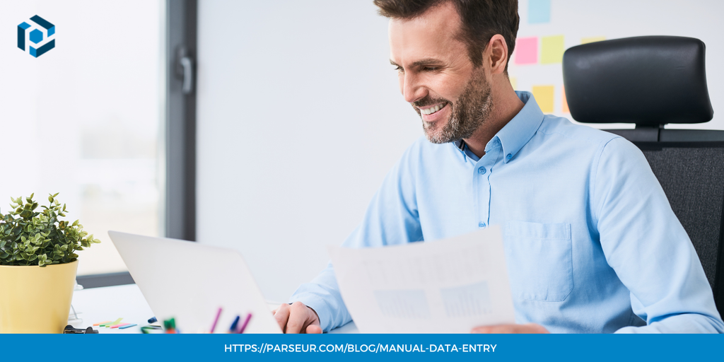 Beneficios de la automatización manual de la entrada de datos Una captura de pantalla de la automatización manual de la entrada de datos