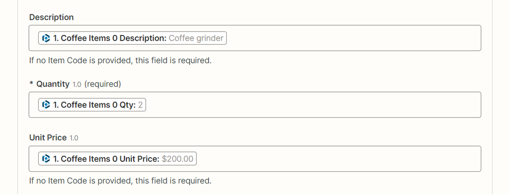 Customize the data that you want to send to Xero 自定义要发给 Xero 的数据
